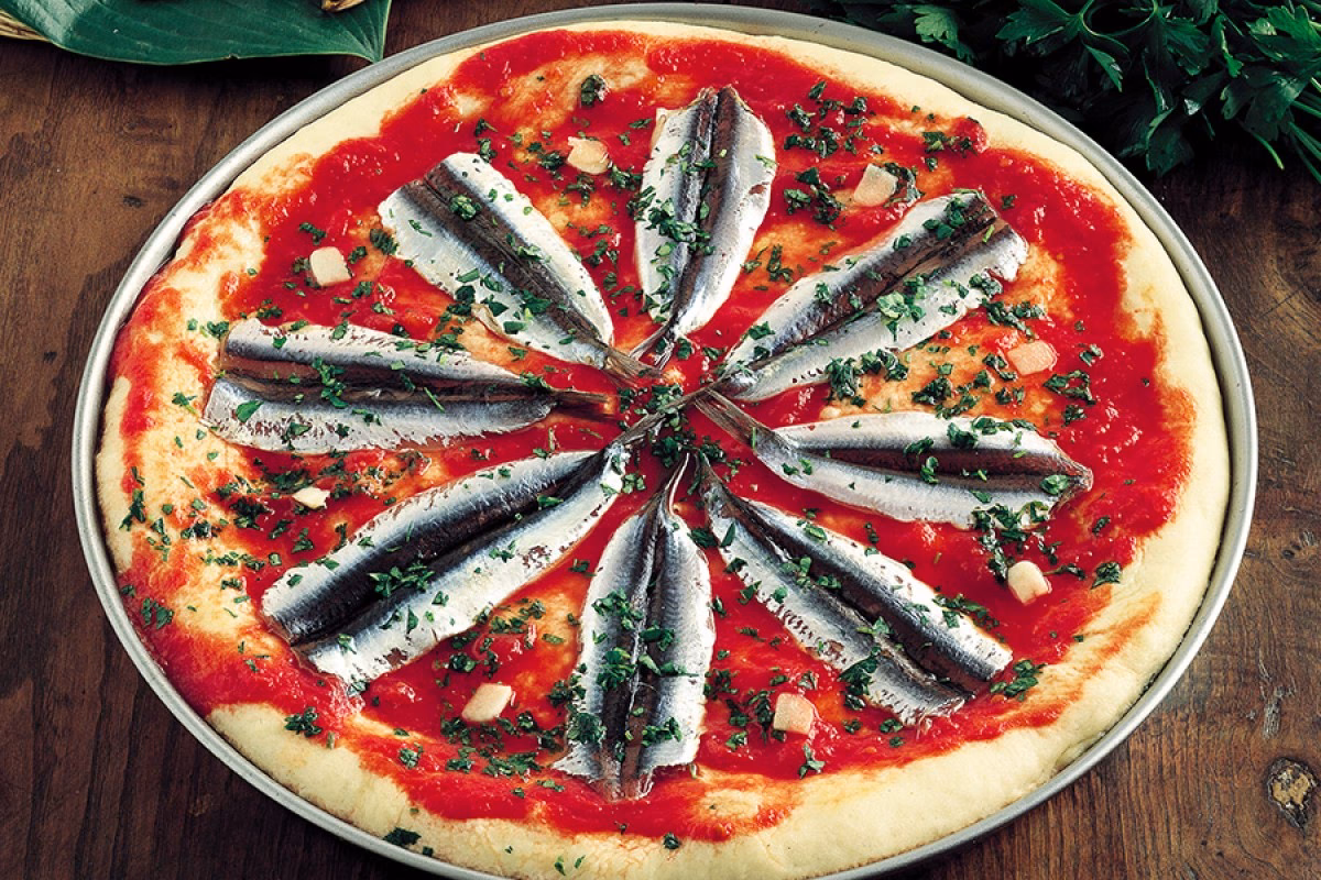 How many anchovies should be on a pizza?