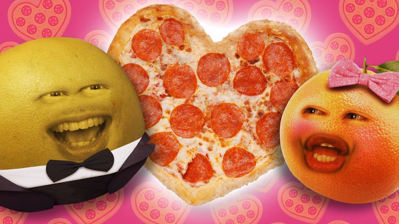 What is the Pizza Challenge on Annoying Orange?