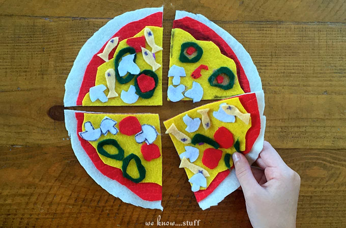 How do you teach a toddler to eat pizza?