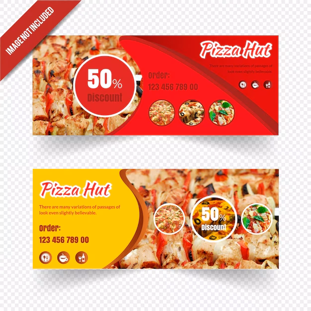 Where to find Pizza Hut advertising templates PSD or ai files?