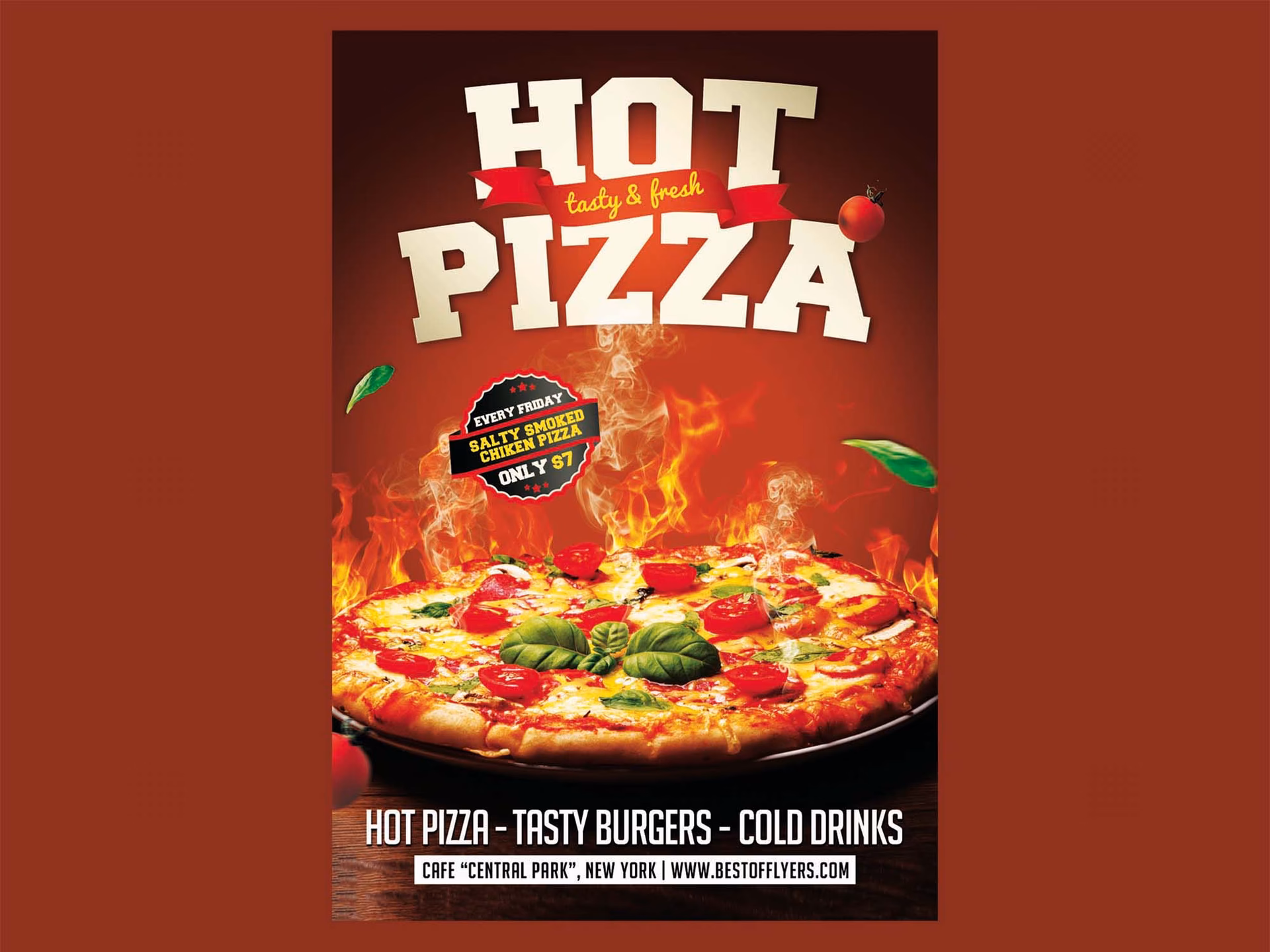 Where can I download pizza banner PSD?