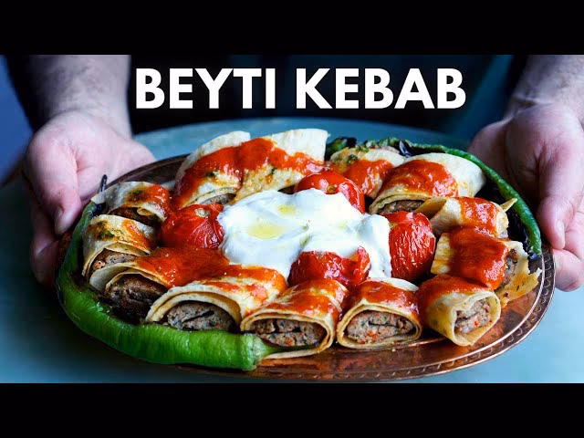 How do you cook a Beyti kebab?