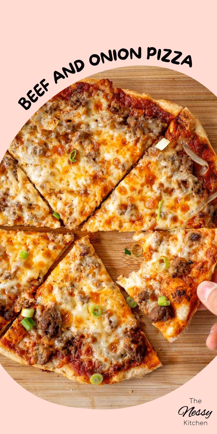 How do you cook a beef pizza?