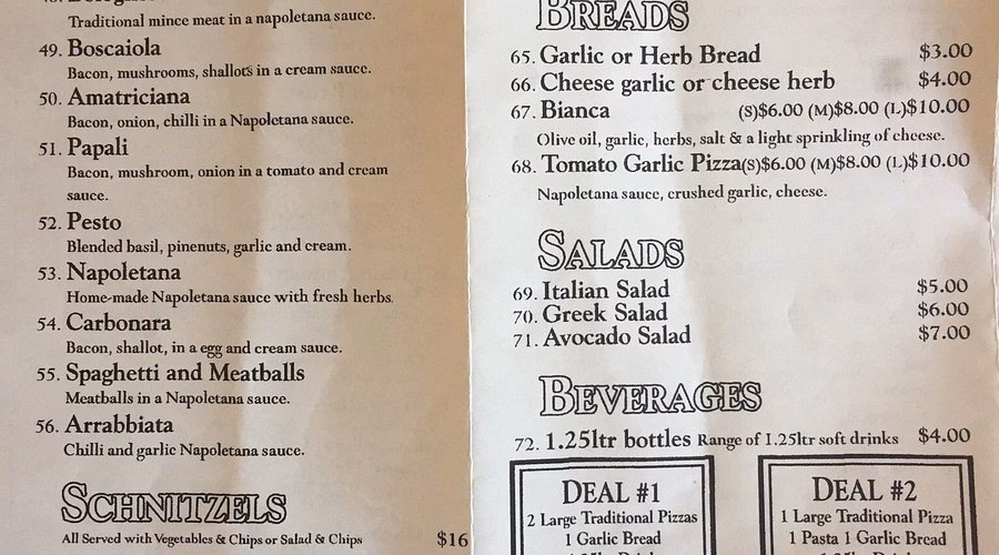 What is the difference between Buono's special and calzone?