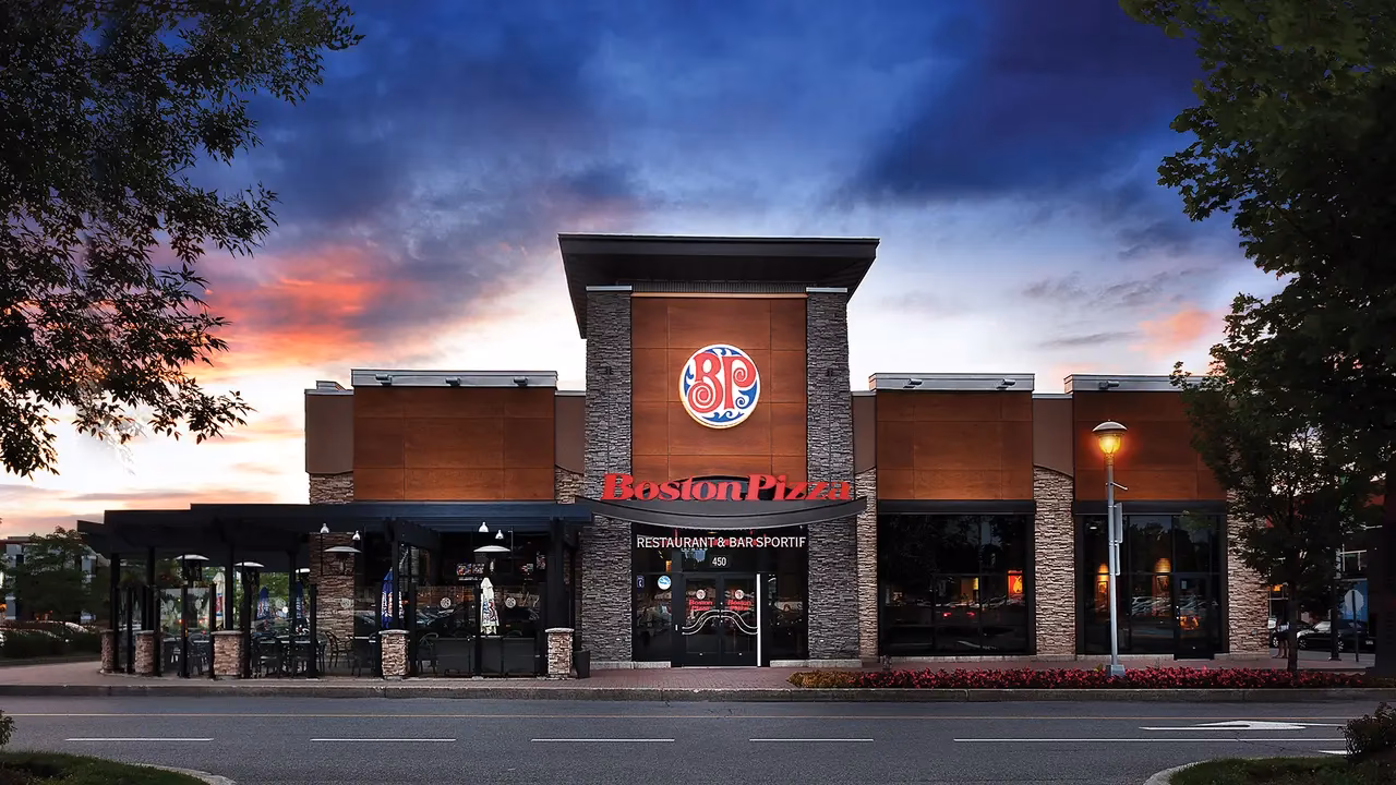 Does Boston Pizza have a takeout menu?