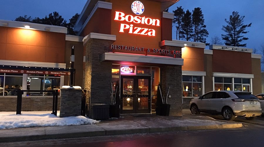 Does Boston Pizza have a takeout menu?
