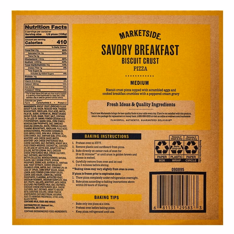 How many calories are in a Breakfast Pizza?