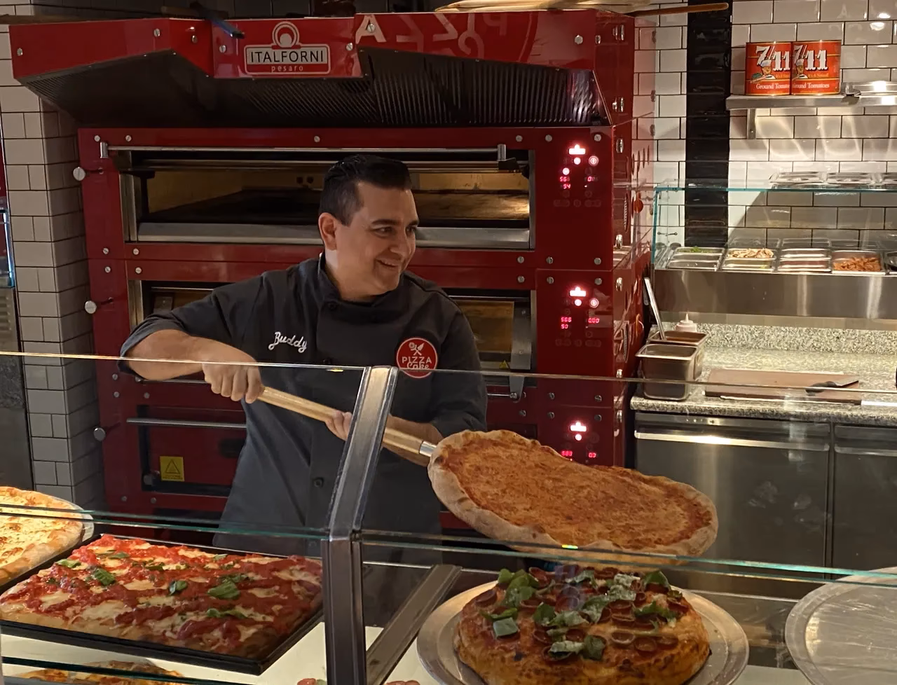 What is Buddy V's pizzeria by Buddy valstro?