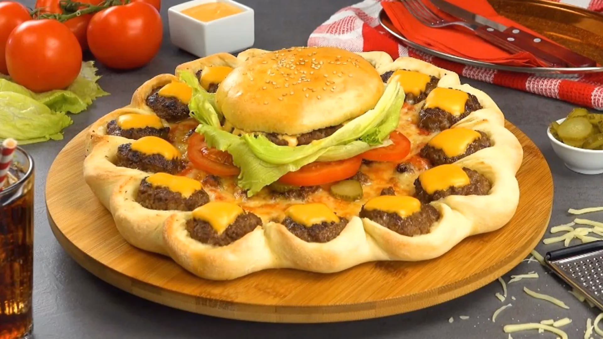 What makes pizza burgers special?