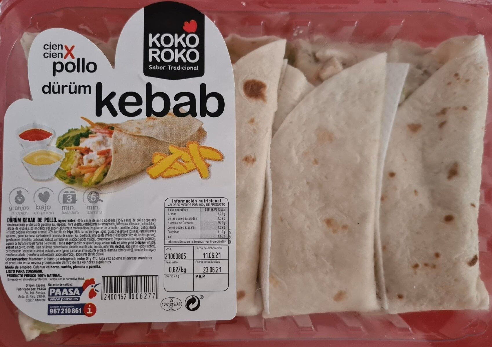 ¿Qué es mejor el kebab o el durum?
