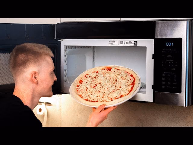 How do you heat a frozen pizza?