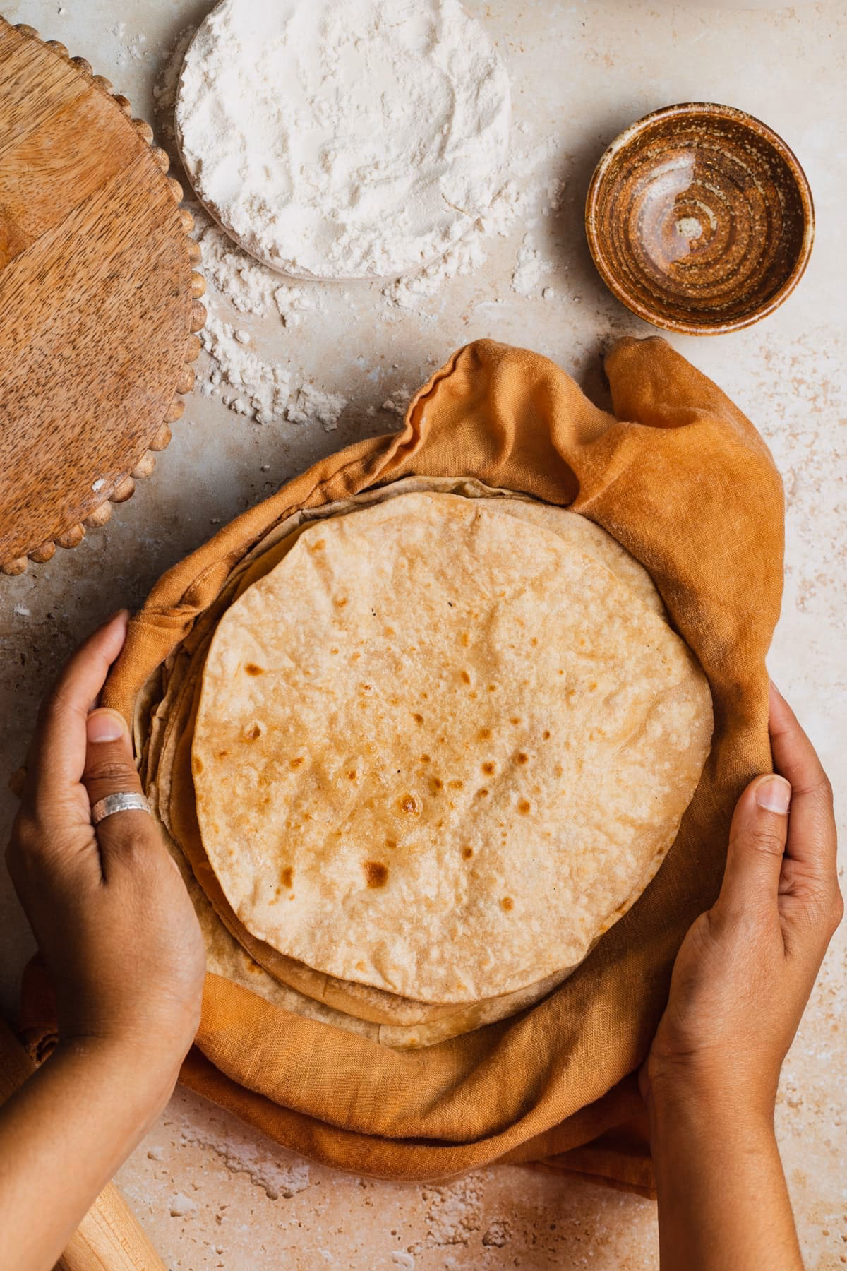 Can chapati flour be used as a substitute for all-purpose flour?