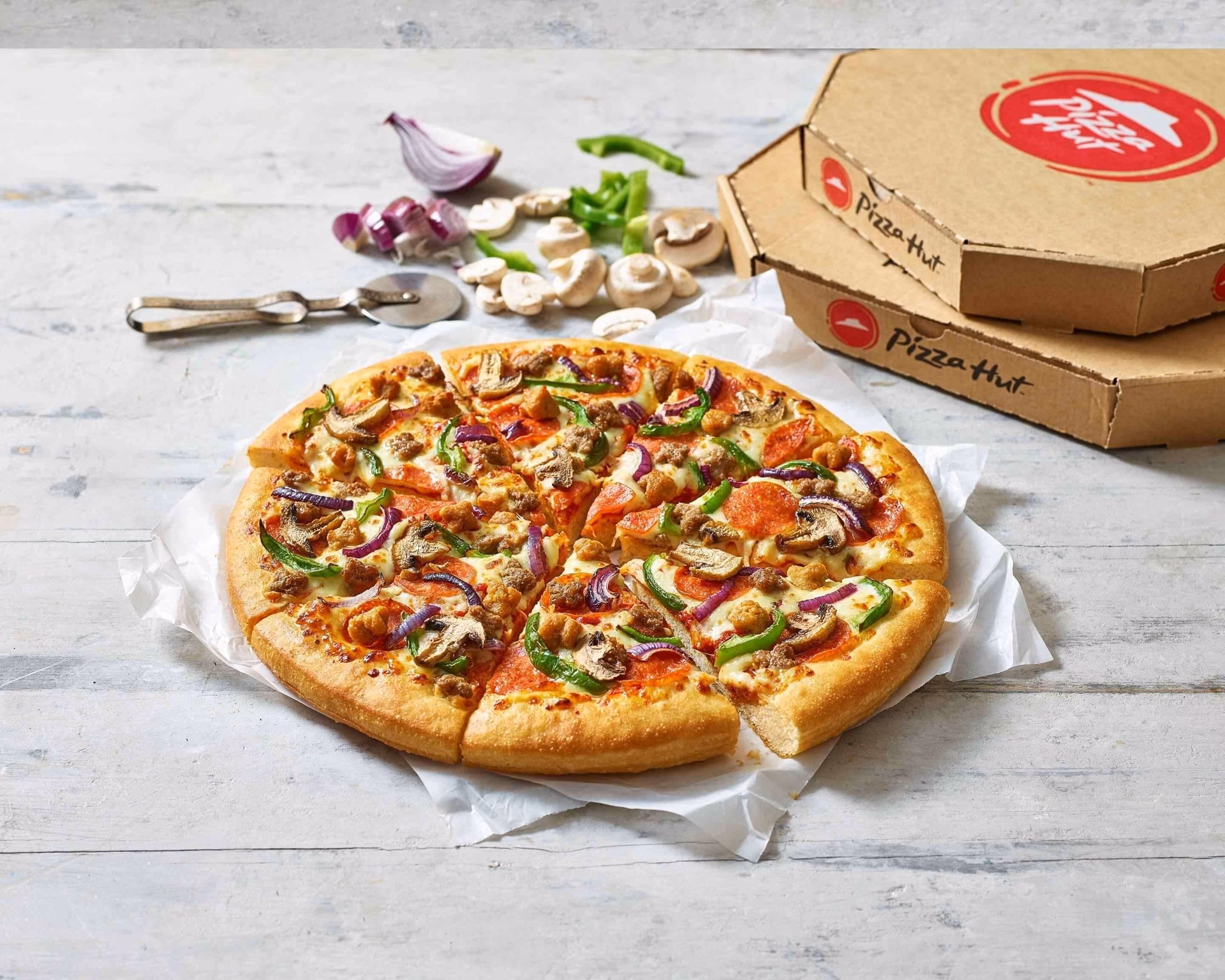 Quais são os serviços da Pizza Hut?