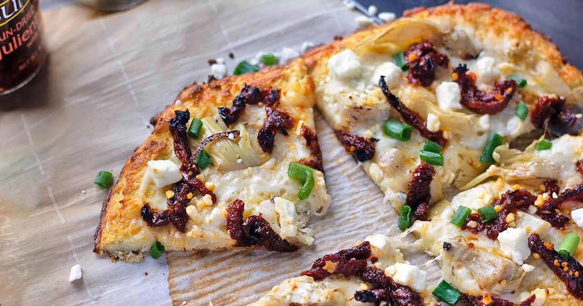 How do you make a gluten-free pizza crust?