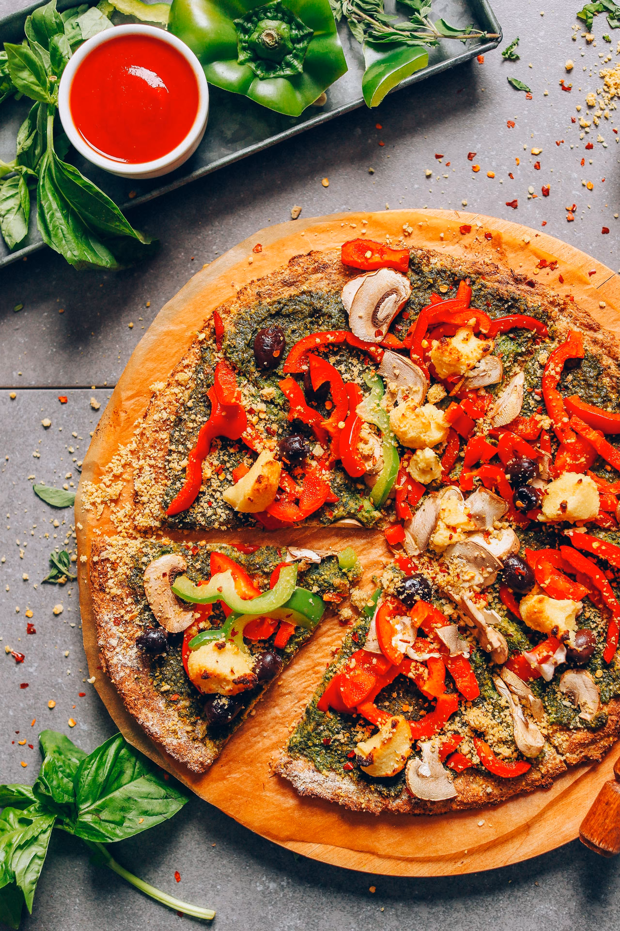 What is a vegan Cauliflower Pizza Crust?