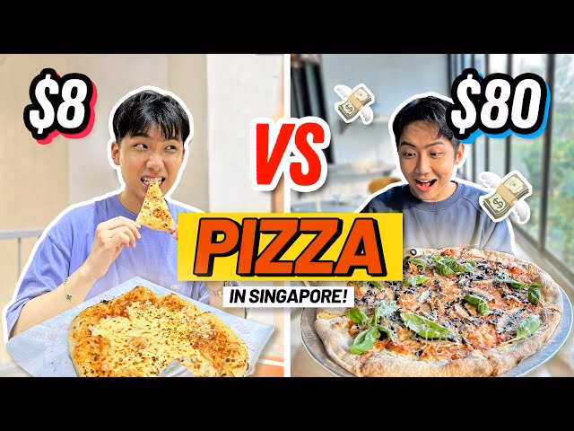 How much does a pizza cost in Singapore?