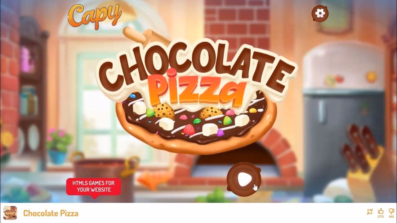 How long do you bake Chocolate pizza?