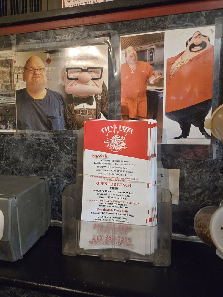 Is city pizza a good place to eat in Philadelphia?