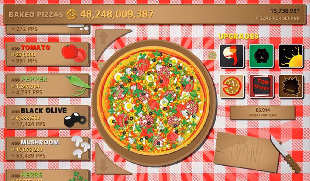 What is pizza clicker?