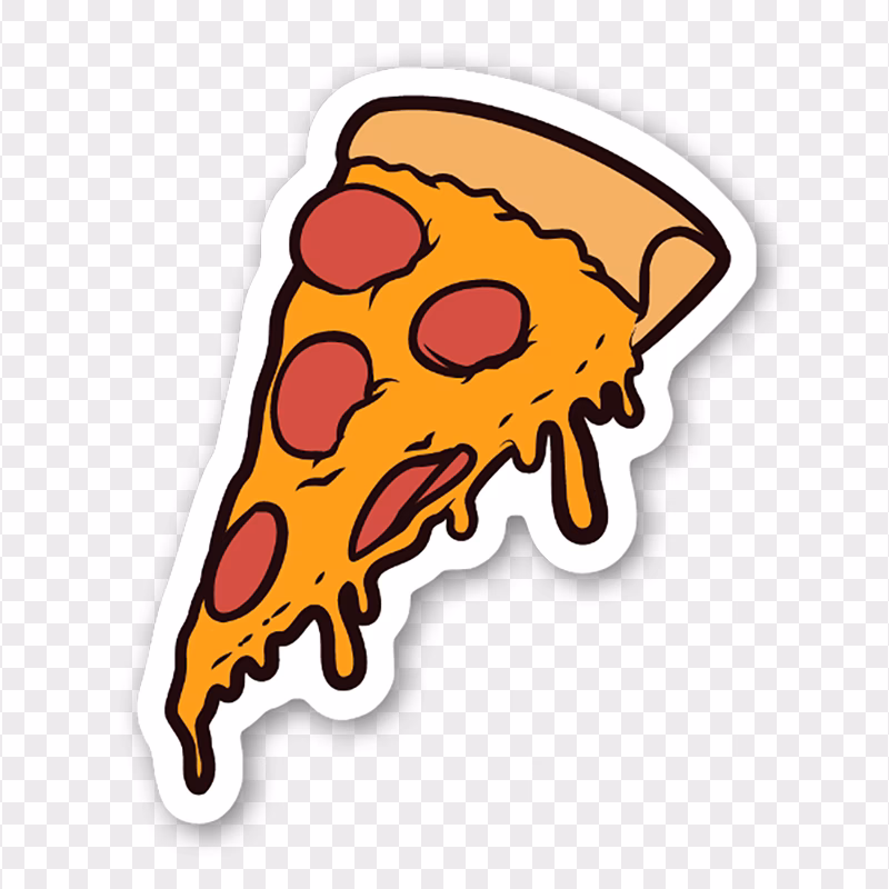 How do I edit a clipart style pizza slice?