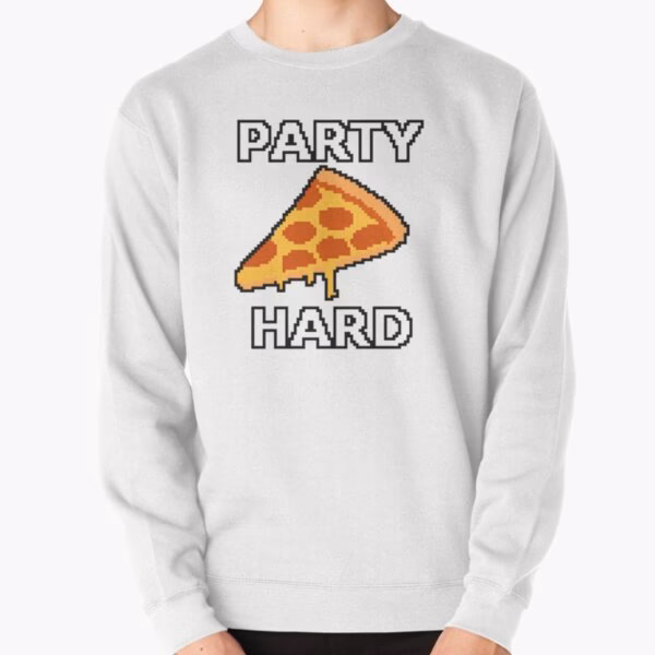What happens if you put pizza in a party?