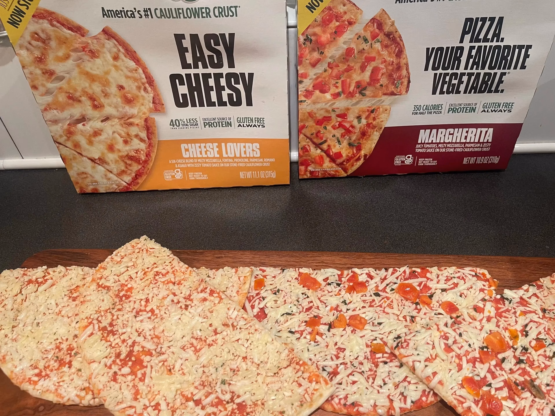 ¿Cuál es la temperatura de la pizza congelada?