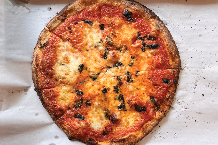 Who invented pizza in Connecticut?