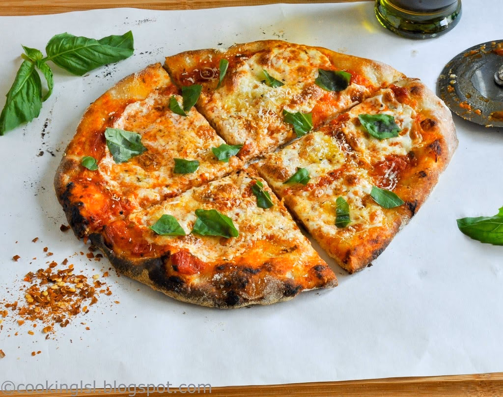 How do you cook a pizza stone?