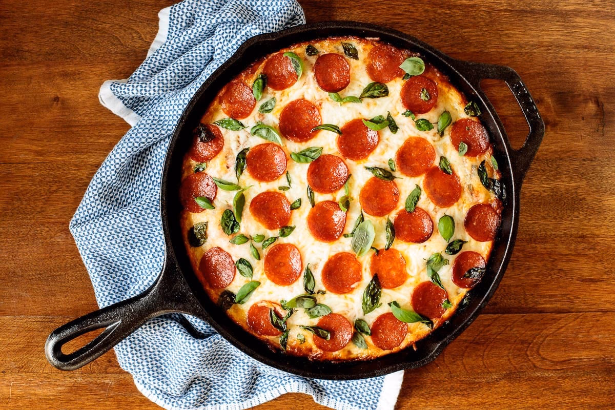 What is a deep pan pizza?