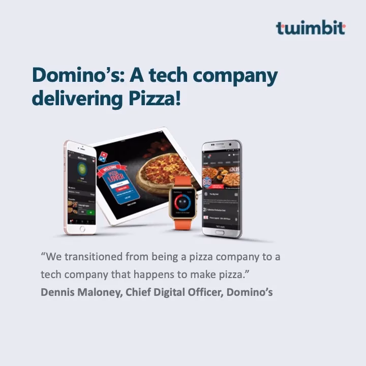 How does data impact Domino's Pizza's digital transformation journey?