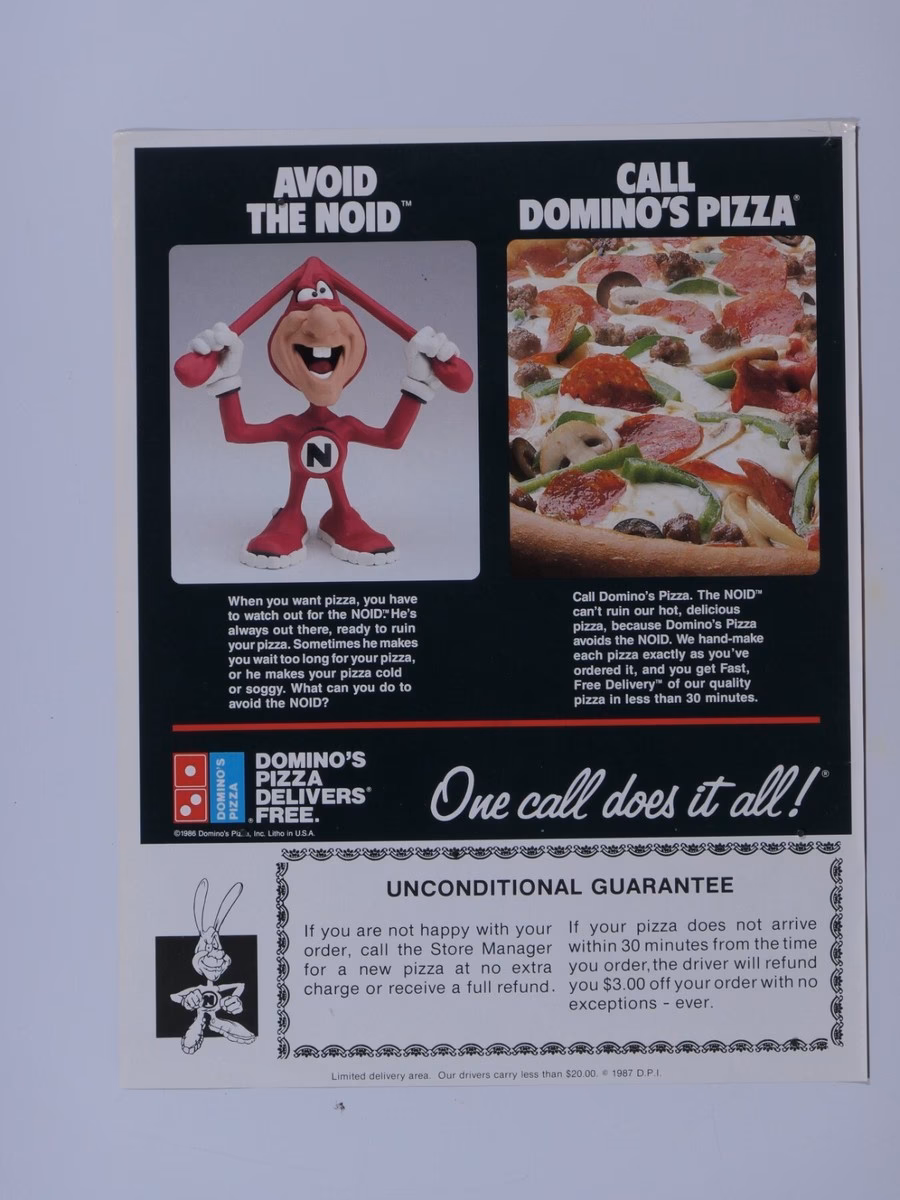 What is Domino's Pizza mascot 'Noid'?