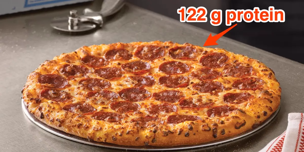 How do I view the nutritional information at Domino's Pizza?