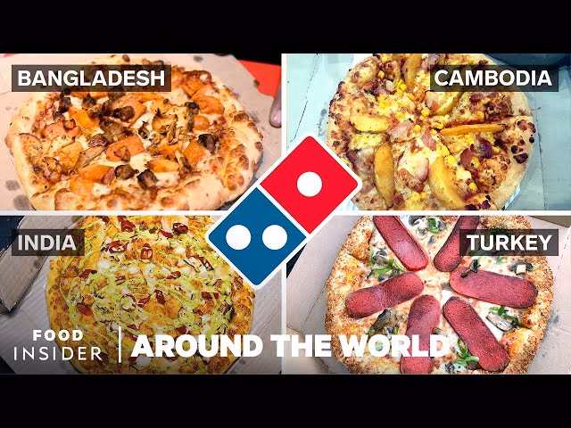 How many domino's stores are there in the world?