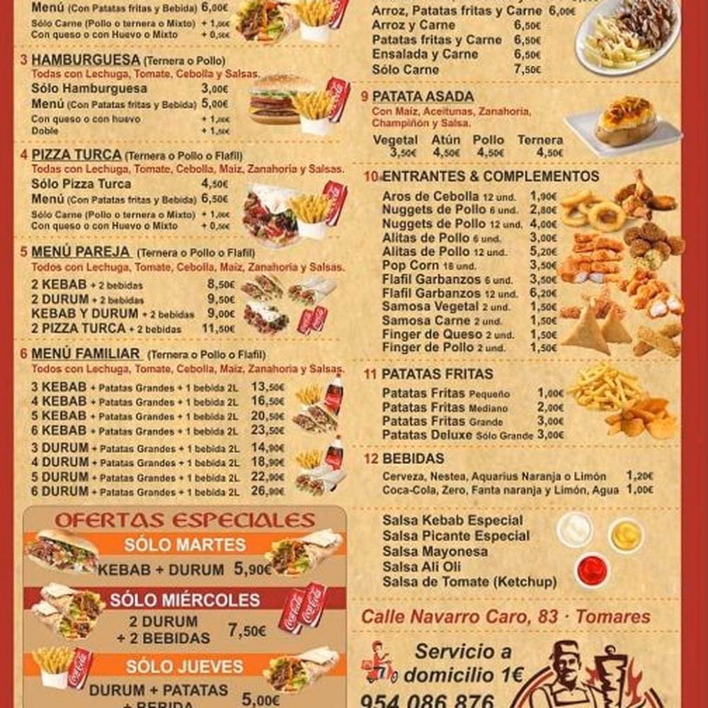 ¿Qué diferencia hay entre el döner kebab y el shawarma turco?