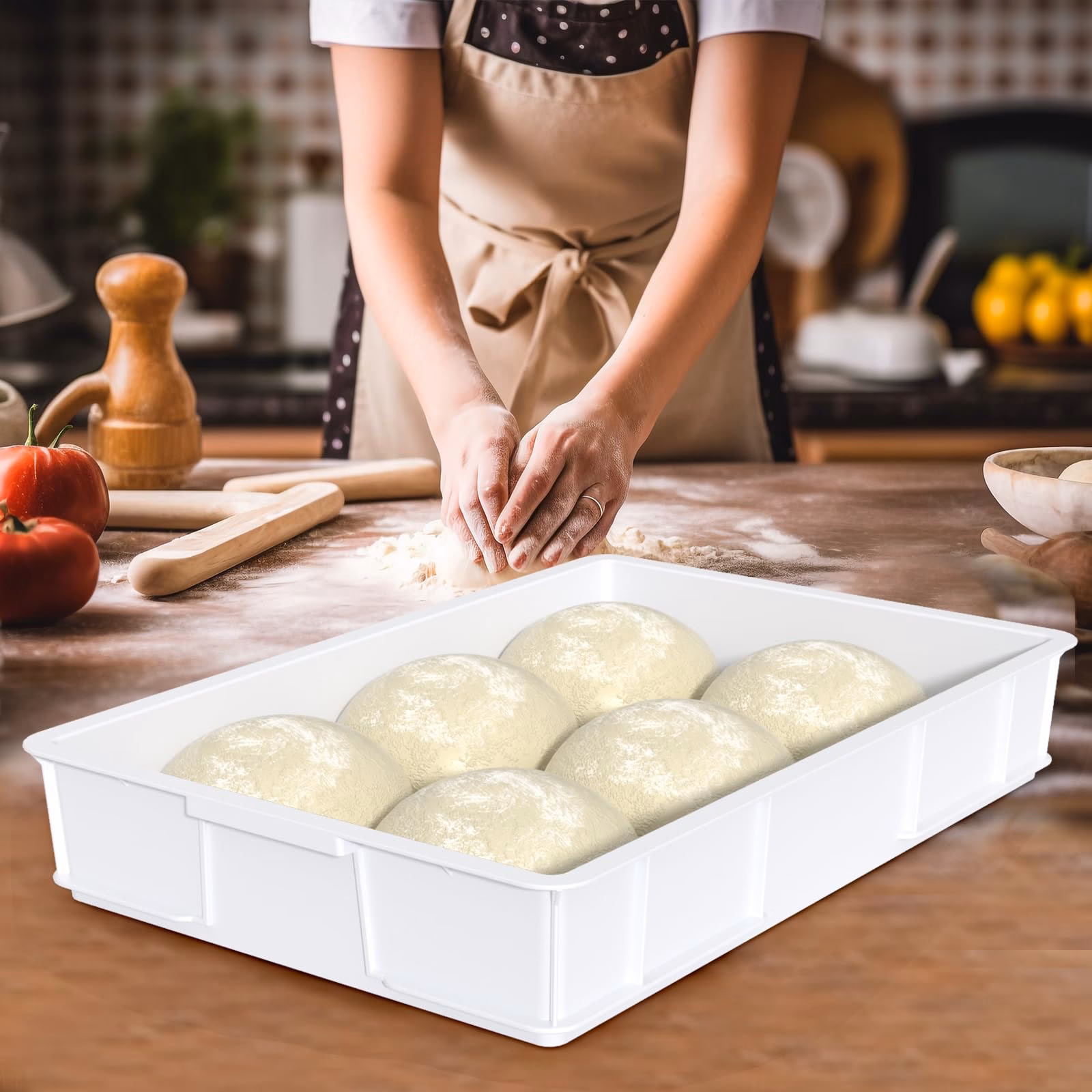 What is the process of proofing pizza dough?