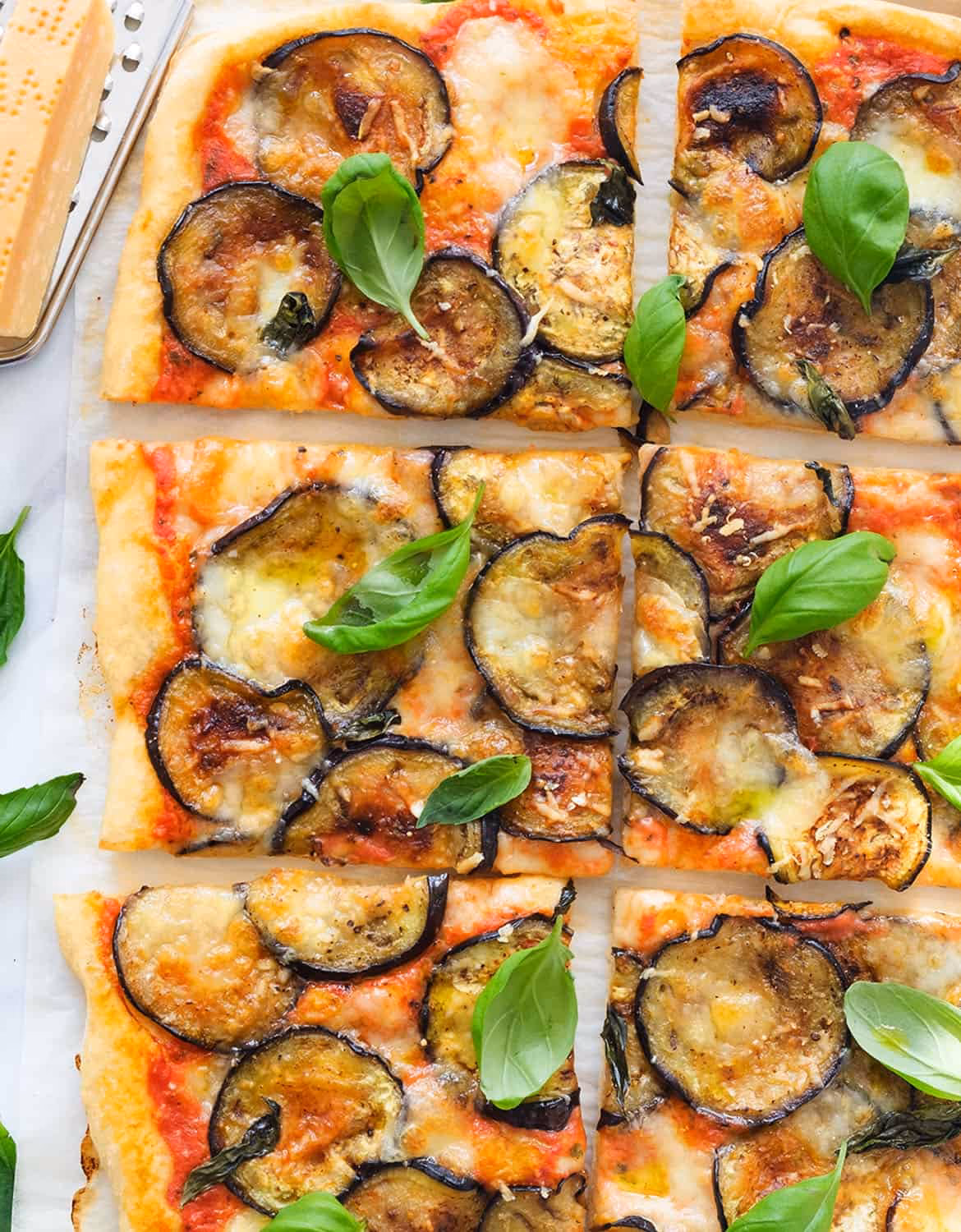 How long do you bake Eggplant Pizza?