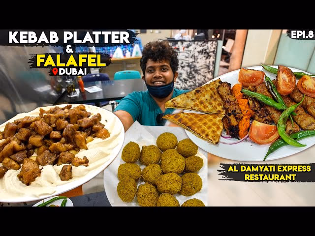 Which Lebanese restaurant serves falafel in Dubai?