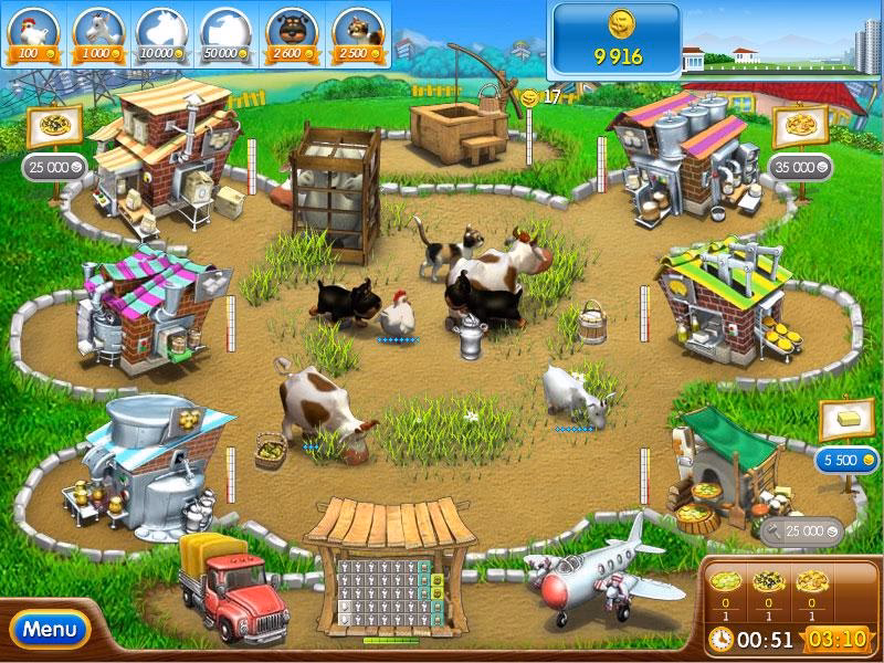 How do you play Farm Frenzy - Pizza Party?