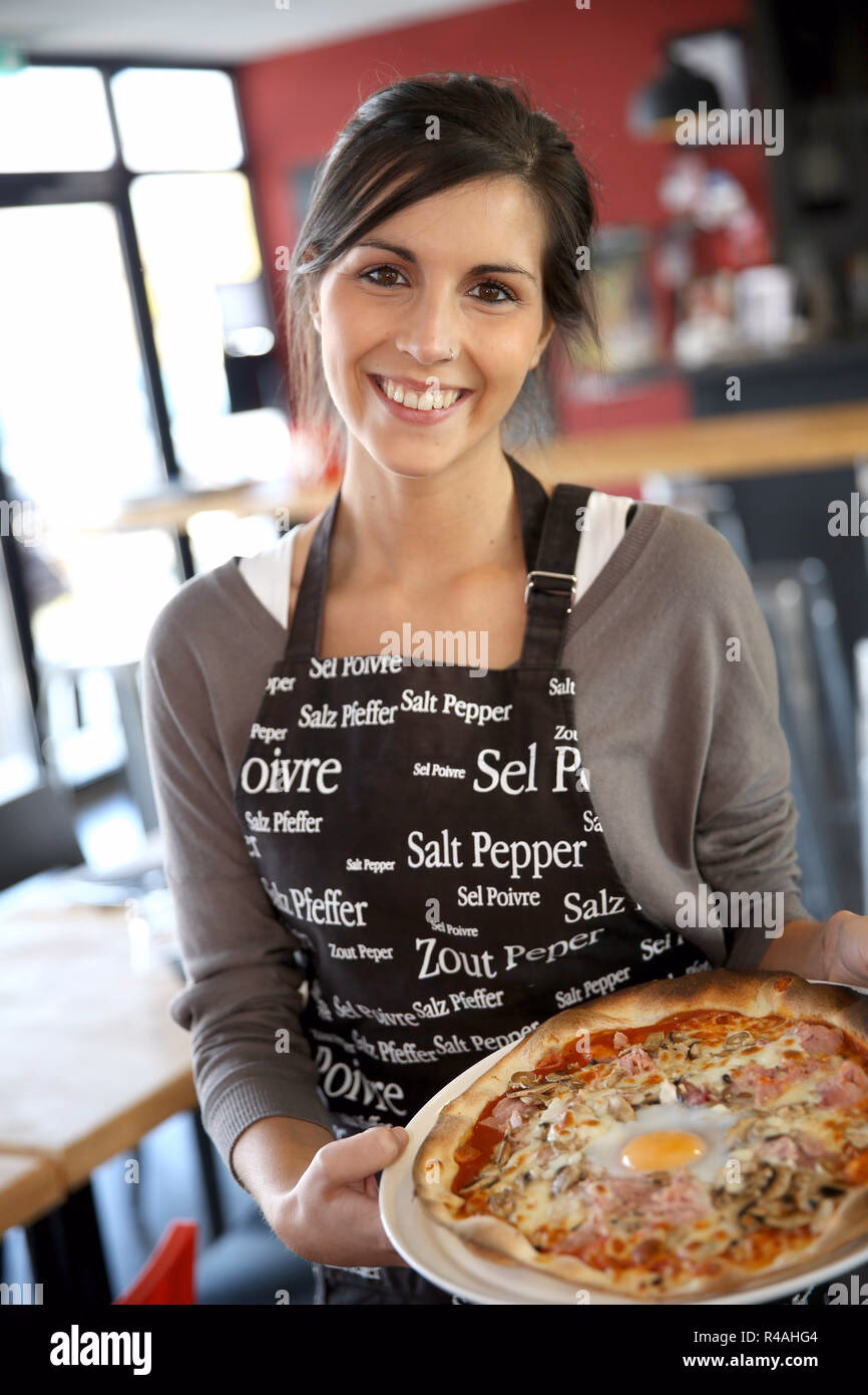 How do you control a waitress?