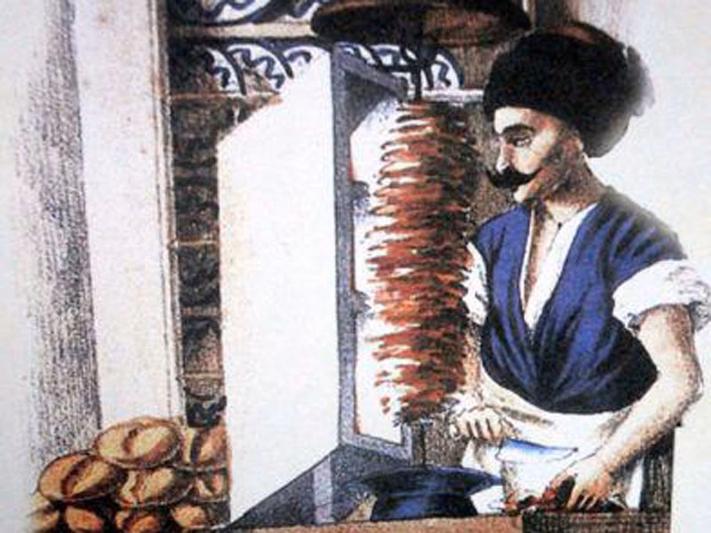 How did kebab evolve during the Ottoman Empire?