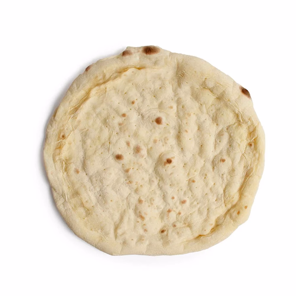 Comment est le volume d'un fond de pizza gourmet?