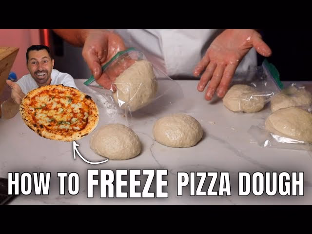 Can pizza dough be stored in the freezer?