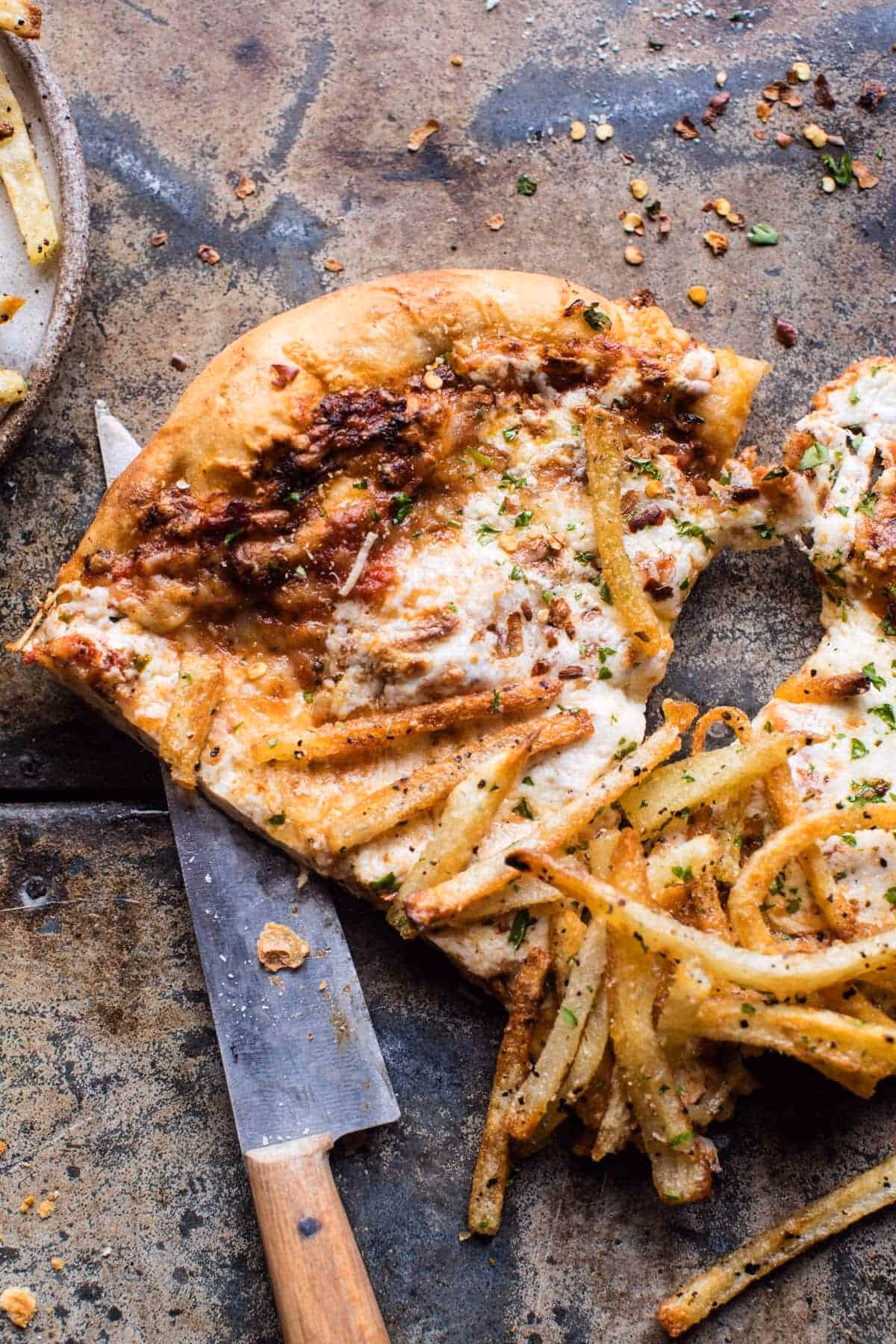 Does Tombstone have a French fry crust?