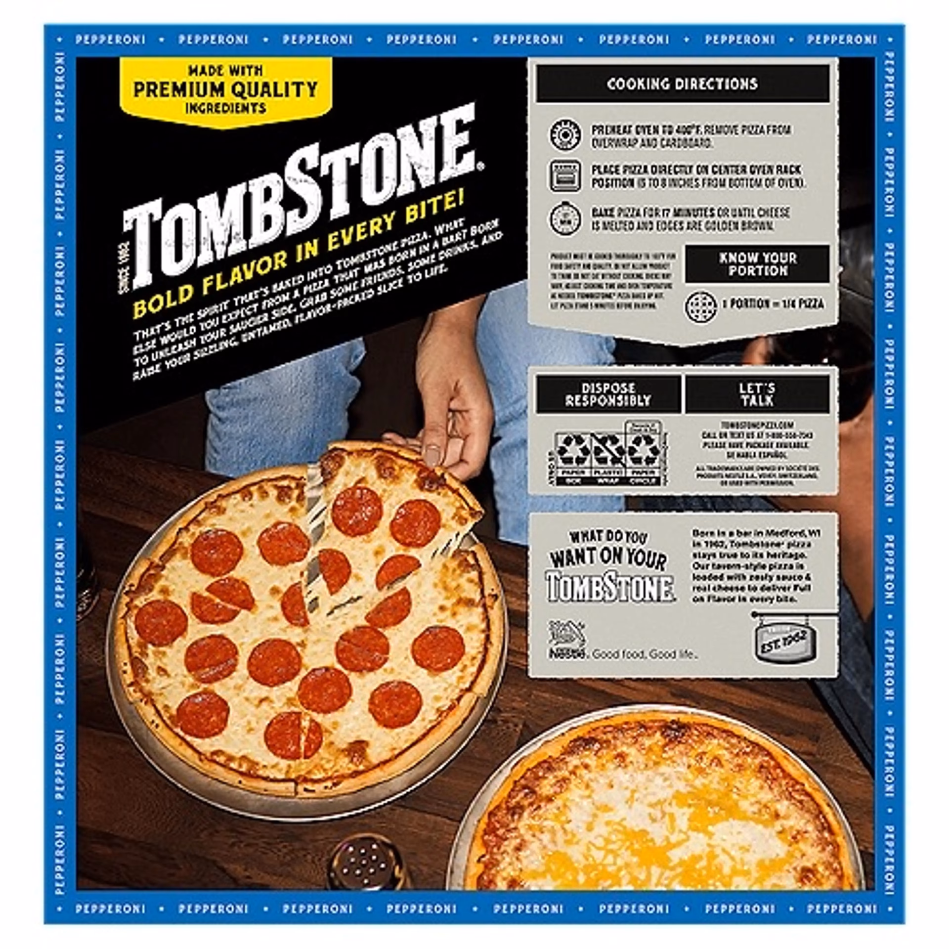 How long does a frozen pizza take to cook?