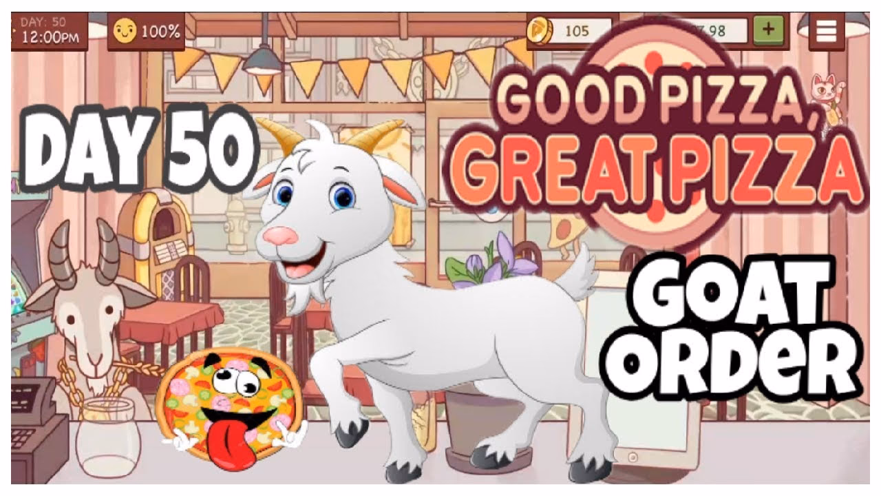 What did the goat ask on their pizza?