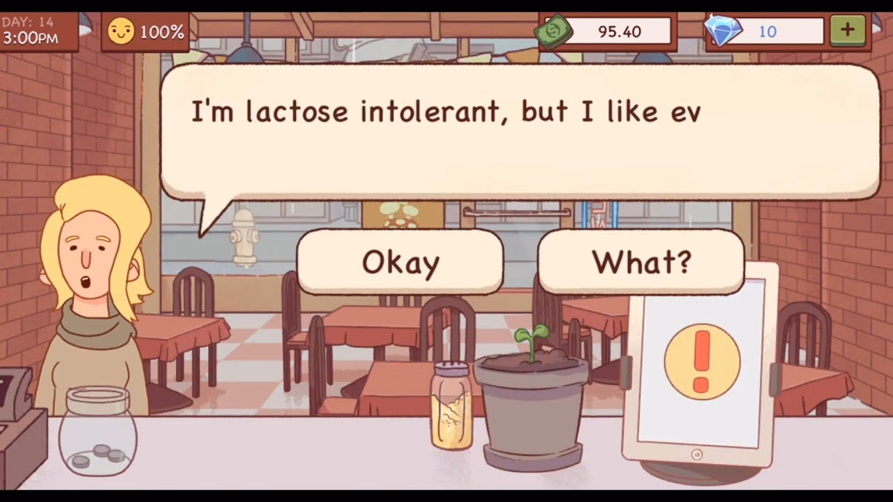 What do you say if you're lactose intolerant?