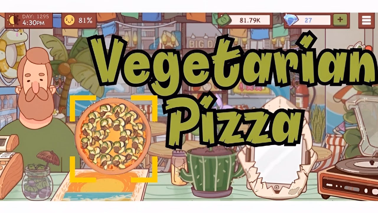 Is Rose Petal a veggie in good pizza great pizza?