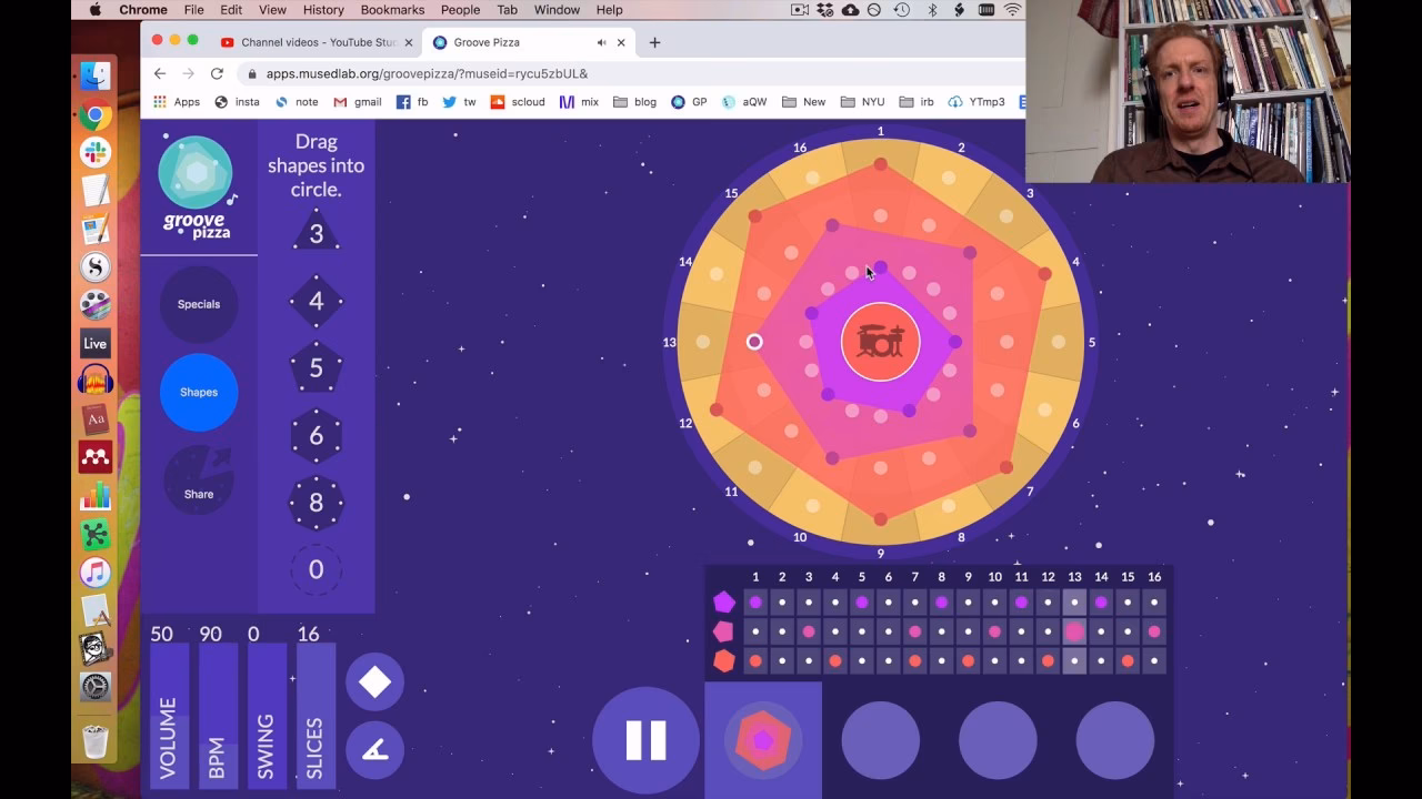 What is Chrome Experiments groove pizza?
