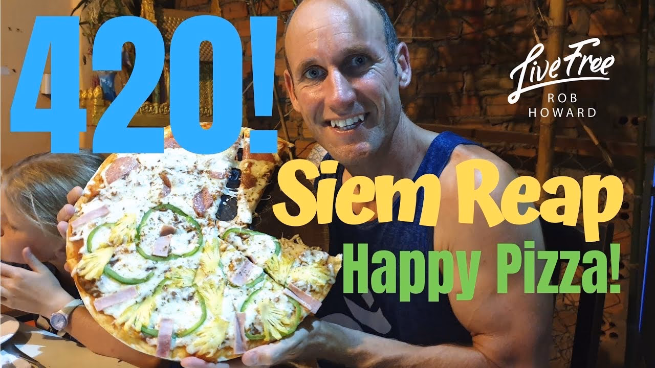 Where are happy pizzas in Siem Reap?