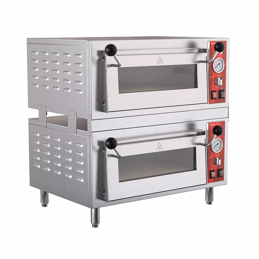 ¿Qué características tiene el horno eléctrico para pizzas puerta cristal?